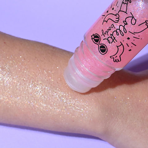 Kids Body Glitter ROLLETTE Raspberry