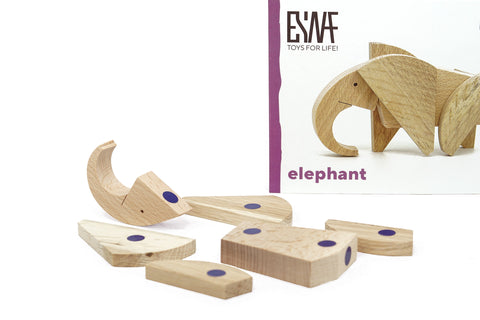 Elephant Wooden Magnetic Toy