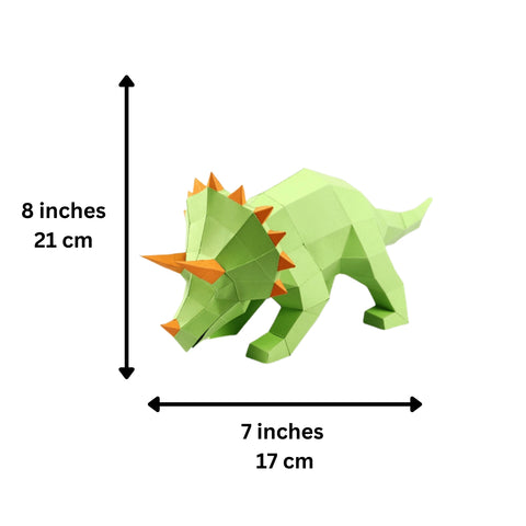 Triceratops 3D Origami