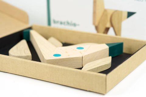 Brachiosaurus Wooden Magnetic Toy