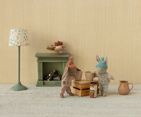 Winter bunny, Micro - Brown - Rose