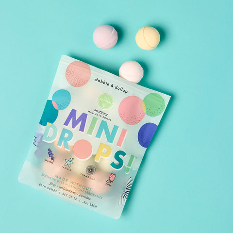 Mini Drops Bath Bombs - All-Natural Soothing Scents