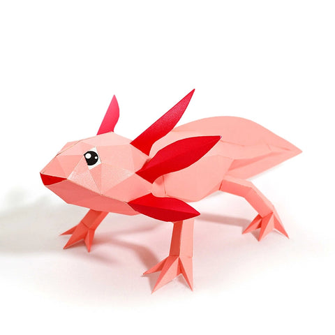 Axolotl 3D Origami