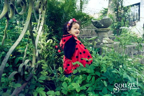 "Layla" Ladybird Costume Cape - 2 Yrs