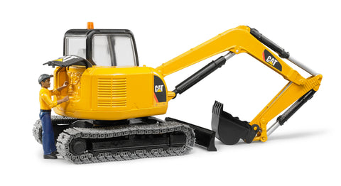 Bruder 02467 Cat® Mini Excavator with Worker