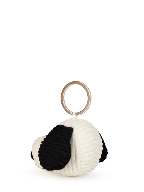 PEANUTS SNOOPY HEAD Keychain Cream