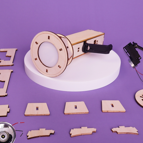 Hand-Crank Flashlight Diy Kit
