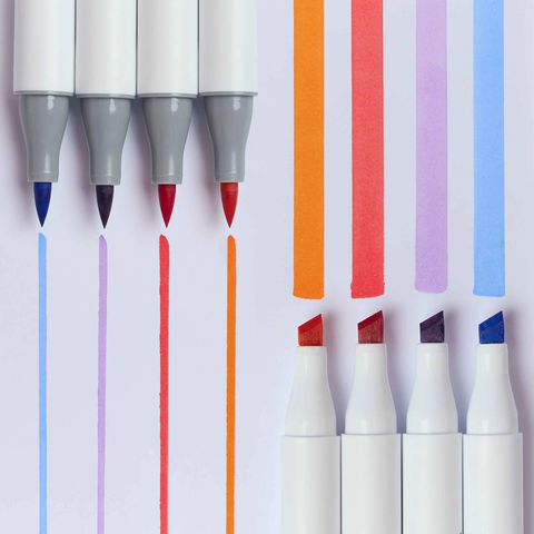 9 Smooth Ink Alcohol Markers