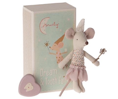 Tooth Fairy Mouse, Little Sister In Matchbox