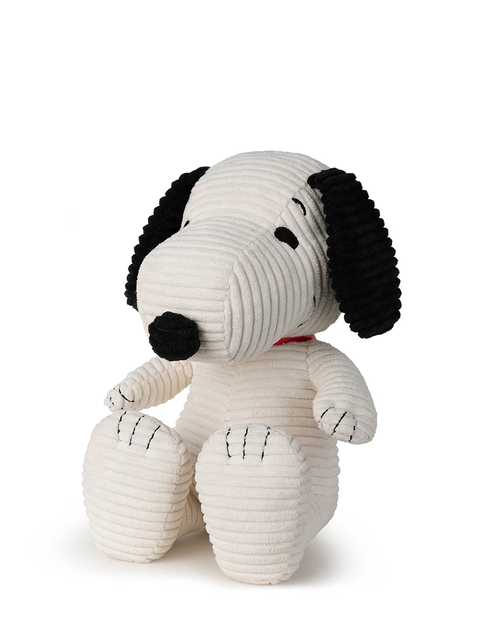 Plush PEANUTS SNOOPY ECO Corduroy Cream 11"