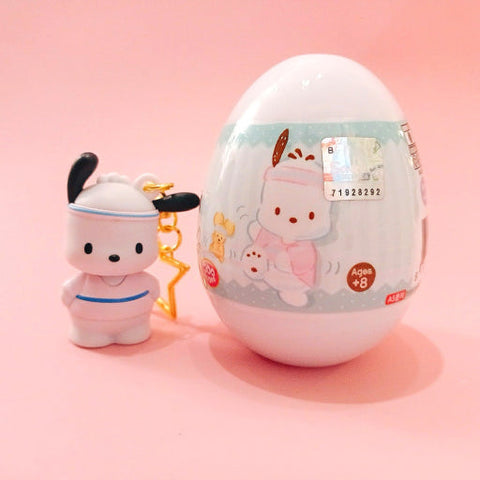 Sanrio Cute Pochacco Figure Key Ring Random Capsule Box