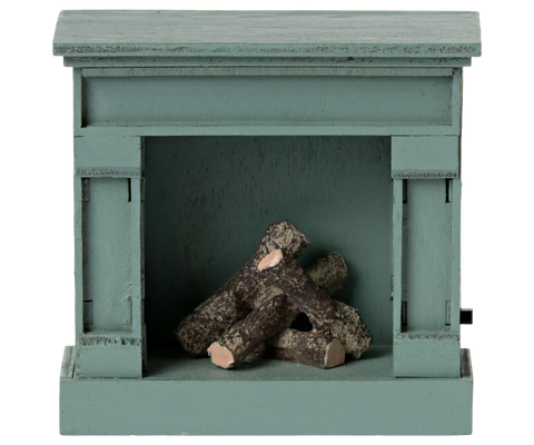 Fireplace Mouse - Blue