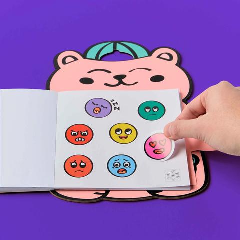 Montessori Stickers Book- Emotions