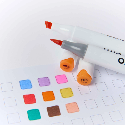 9 Smooth Ink Alcohol Markers