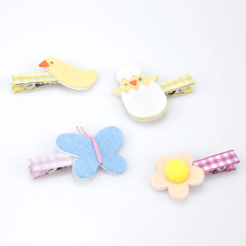 Easter Hair Clips (x 8)