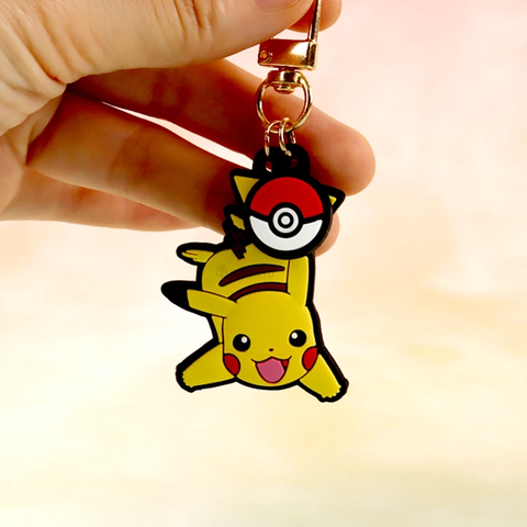 Pokemon Secret Random Key Ring
