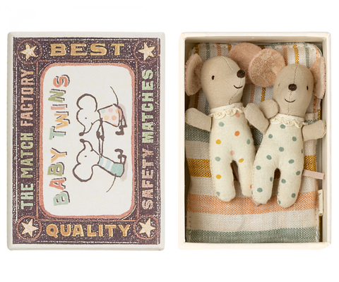 Twins, Baby mice in matchbox