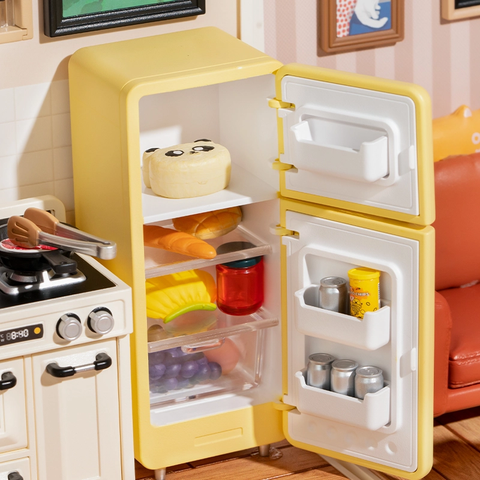 DW008 Happy Meals Kitchen Rolife Diy Miniature House