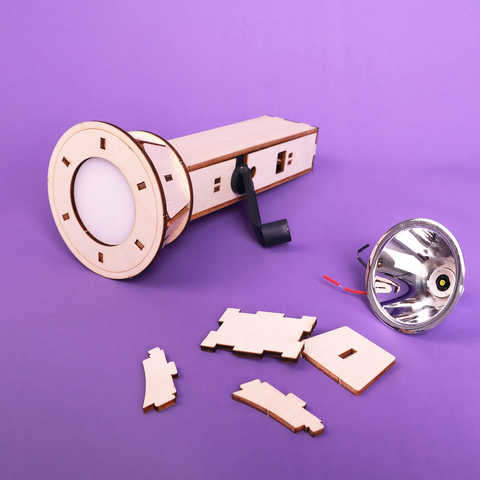 Hand-Crank Flashlight Diy Kit
