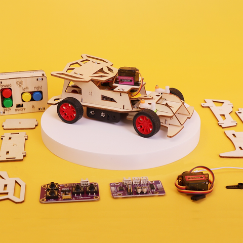 Steering Remote Controlled Car Diy Kit