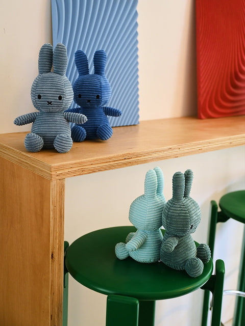 Plush MIFFY ECO Corduroy Aviator Blue 9"