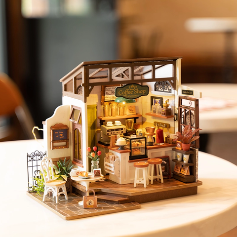 DG162 No.17 Café Rolife Diy Miniature House Craft Dollhouse