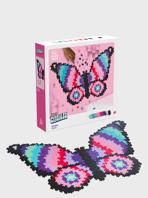 Puzzle By Number Butterfly 800 pc