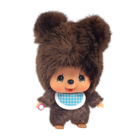 Monchhichi Friends Kuma Plush Keychain
