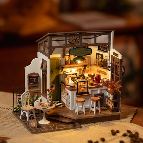 DG162 No.17 Café Rolife Diy Miniature House Craft Dollhouse