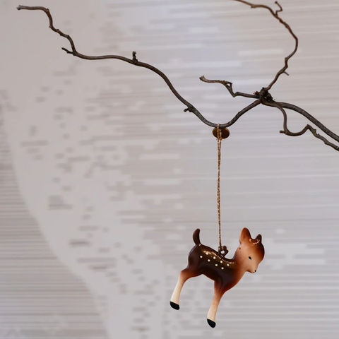 Metal Ornament, Bambi, Small