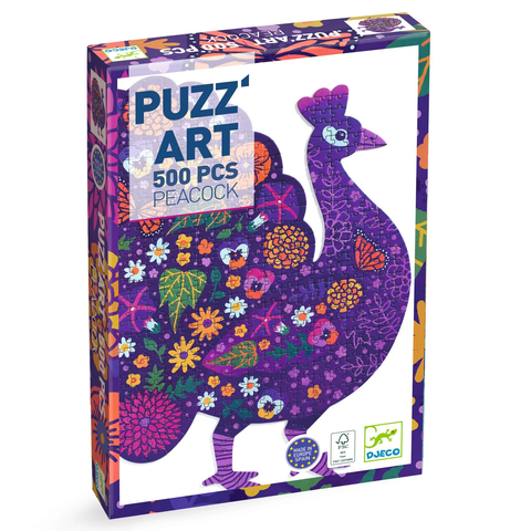 Puzz Art 500pcs Peacock