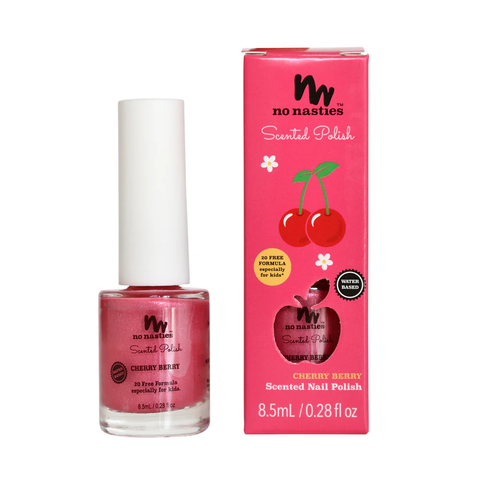 CHERRY BERRY Scented Scratch Off Kids Nail Polish