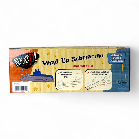 Neato! Wind Up Diving Submarine
