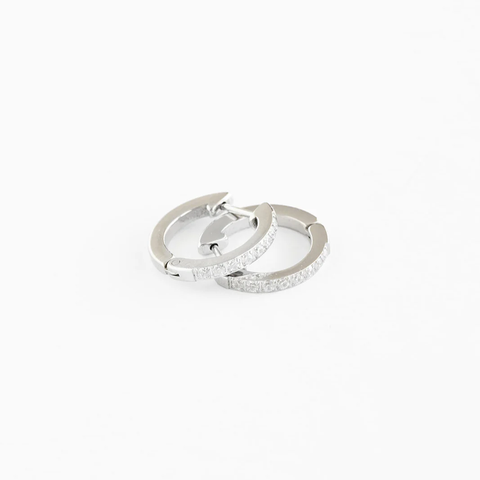 Gem Hoop Earrings