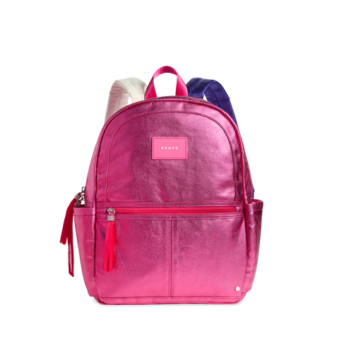 State Bags | Kane Kids Mini Backpack Metallic Purple/Hot Pink