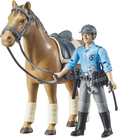 Bworld Policeman W/ Horse