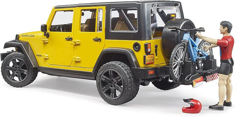 Jeep Rubicon w Mountain Bike and Figure