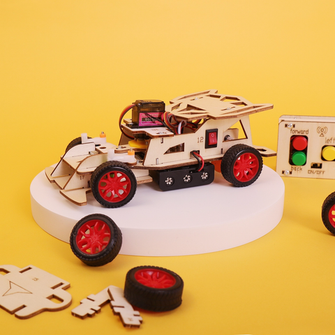 Steering Remote Controlled Car Diy Kit