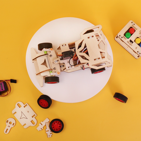 Steering Remote Controlled Car Diy Kit