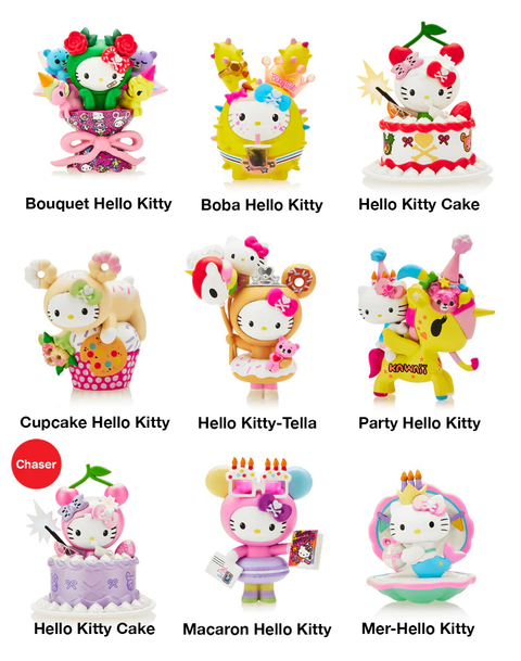 tokidoki x Hello Kitty 50th Birthday Blind Box