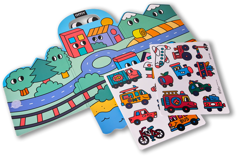 Montessori Decor Stickers - Vroom Vroom
