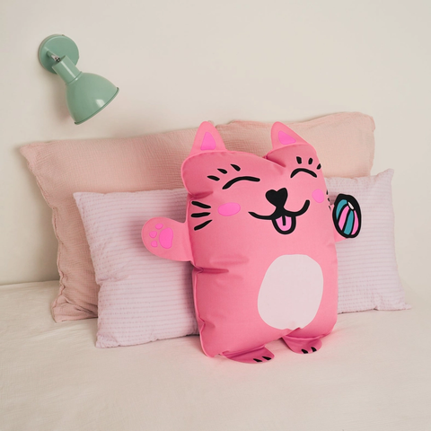 Decorative Air Pillow - Giant Kitty (in Fabric)!