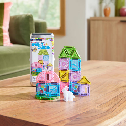 MAGNA-TILES® microMAGS Travel Spring Garden
