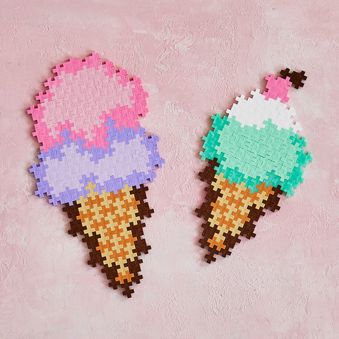 Puzzle By Number - 250 Pc Ice Cream Cones