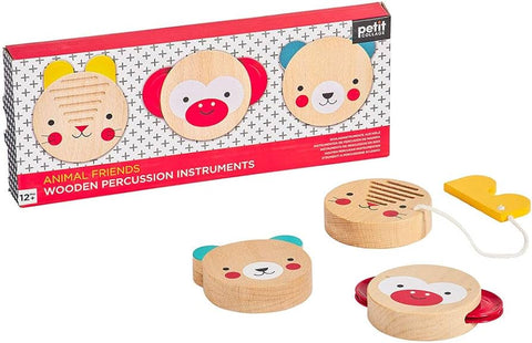 Animal Friends Wooden Percussion Instruments Set