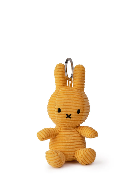 Keychain Plush MIFFY Corduroy 4" Yellow