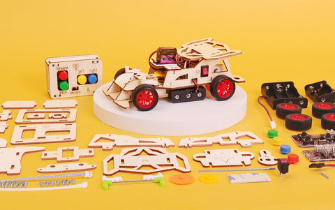Steering Remote Controlled Car Diy Kit