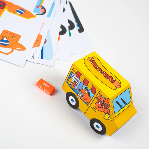 3D Paper Toys - Vehicules