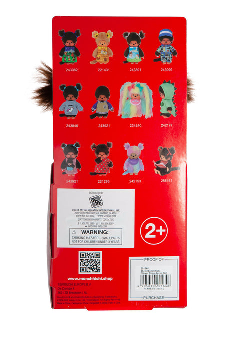 Monchhichi Flower Apron Girl Plush