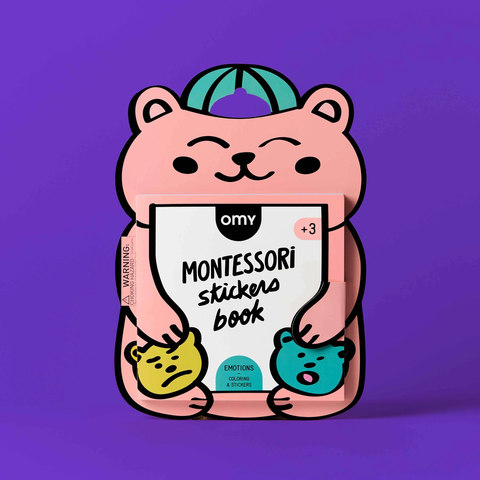 Montessori Stickers Book- Emotions